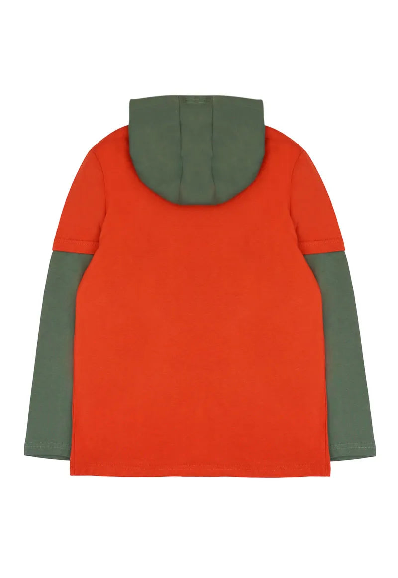 Polera Niño Naranjo