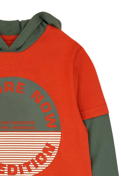 Polera Niño Naranjo