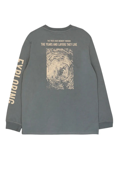 Polera Niño Gris Petróleo