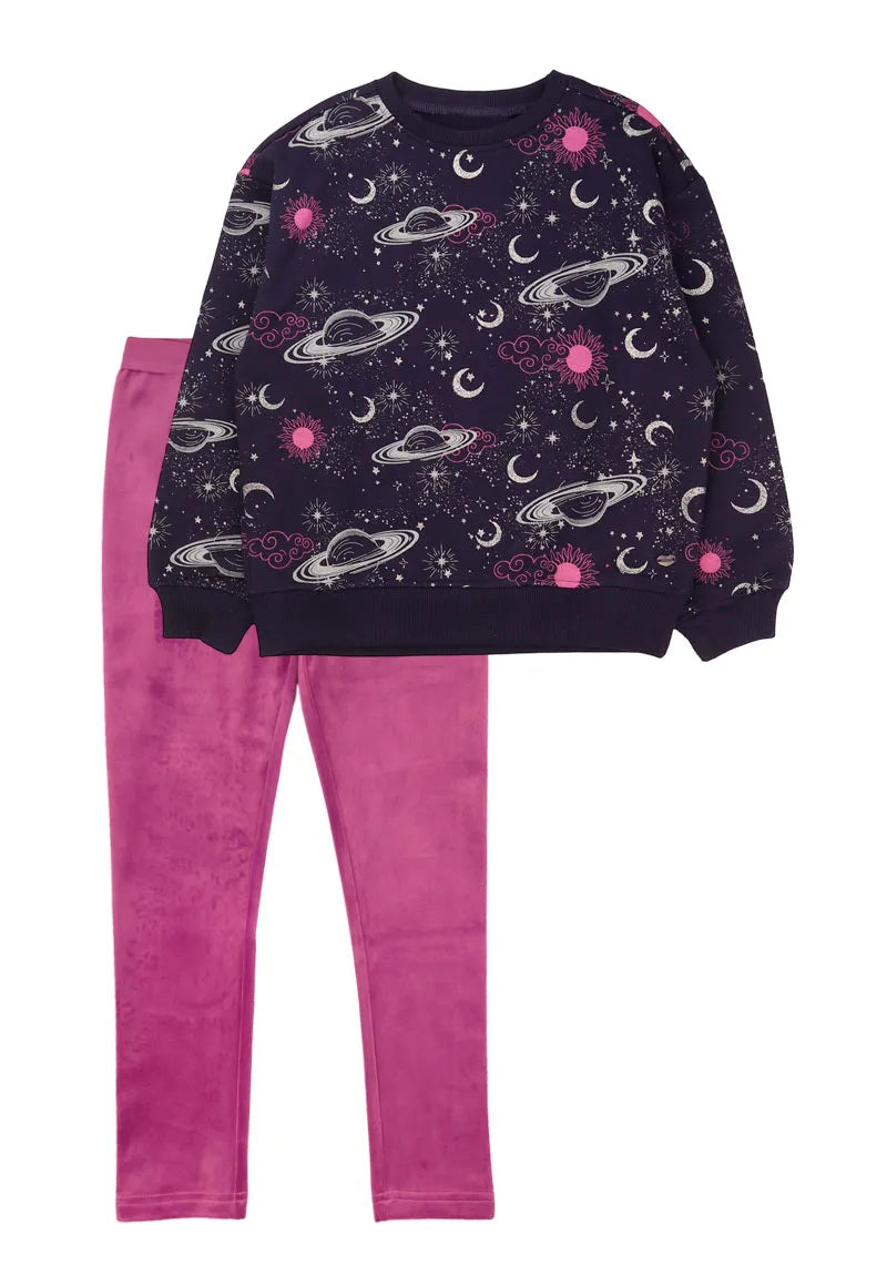 Conjunto Niña Azul Oscuro