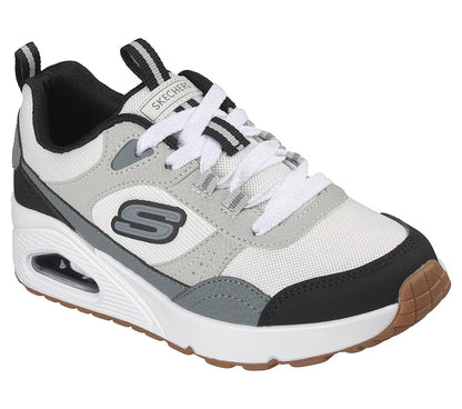 Zapatilla Niño Uno Retro-Groove White Leather