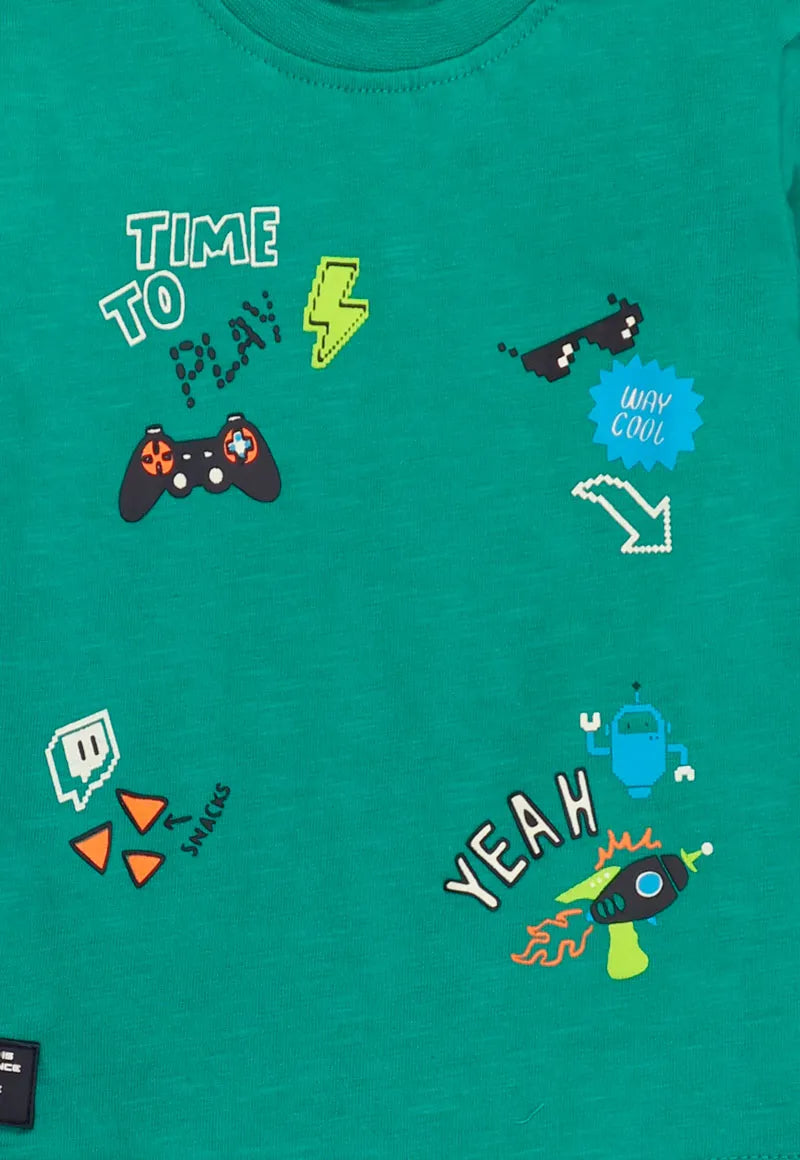 Polera Niño Verde Time to Play