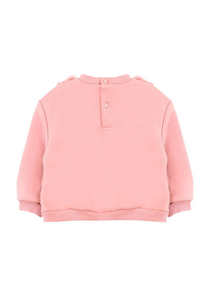 Polerón Niña Rosado Corazones