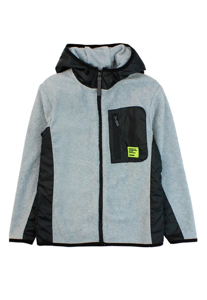 Polerón Niño Gris Melange