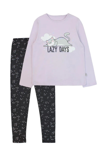 Pijama Niña Lila Lazy Days