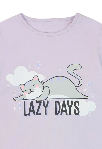 Pijama Niña Lila Lazy Days