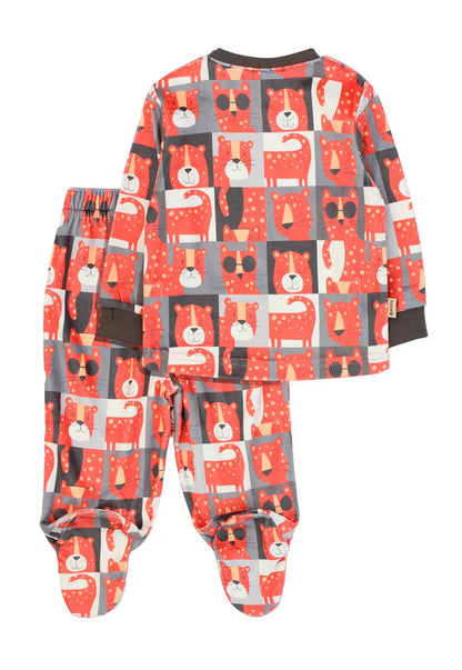 Pijama Niño Gris Dogs