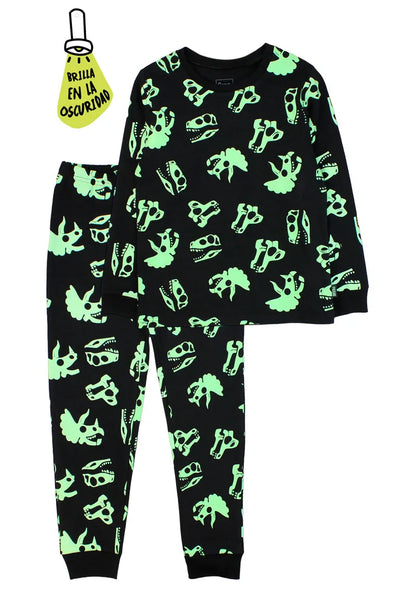 Pijama Niño Negro