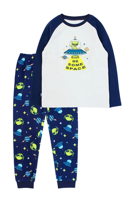 Pijama Niño Azul Marciano