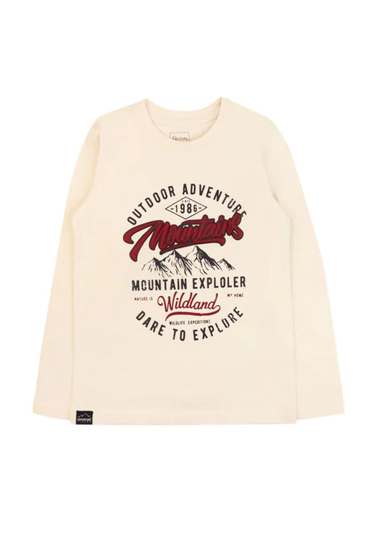 Polera Niño Outdoors Venture Crudo