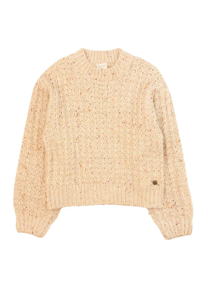 Sweater Niña Beige Lana