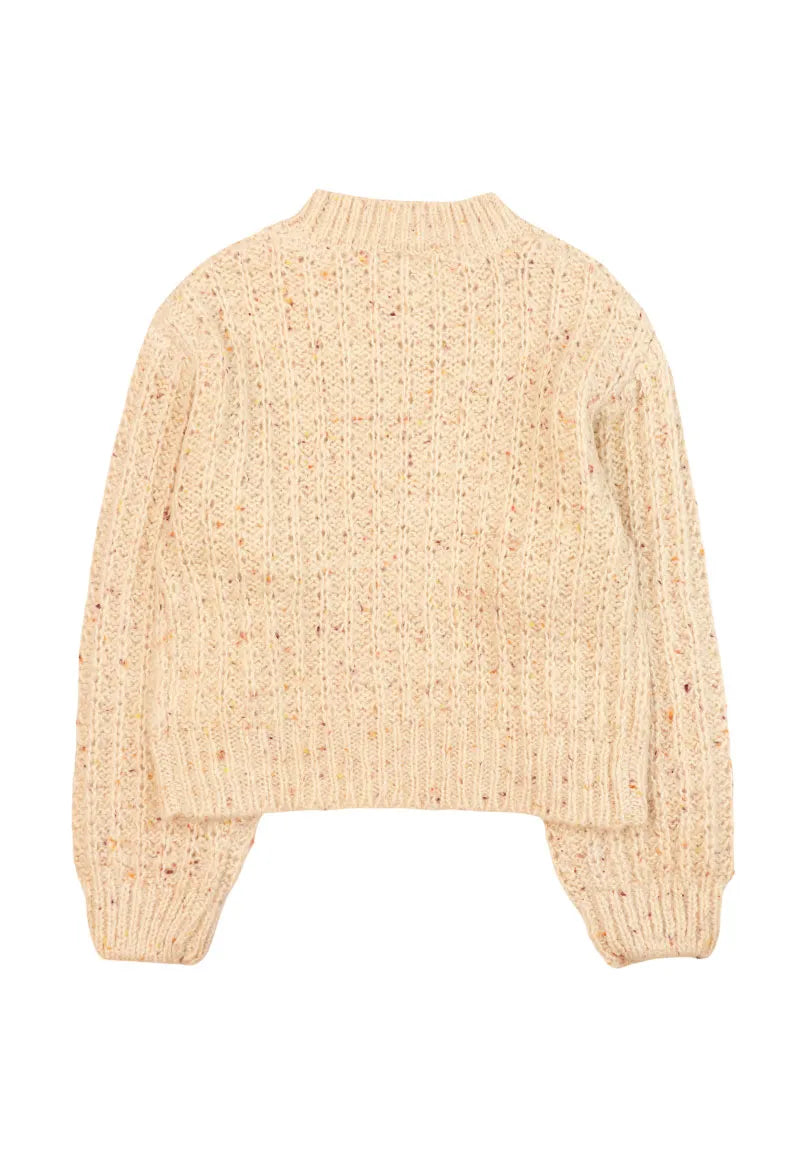 Sweater Niña Beige Lana