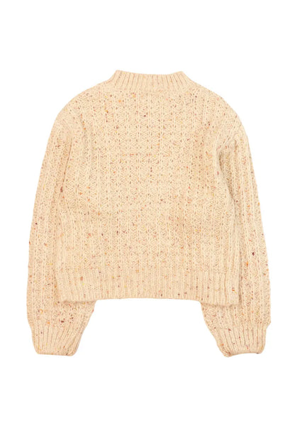 Sweater Niña Beige Lana