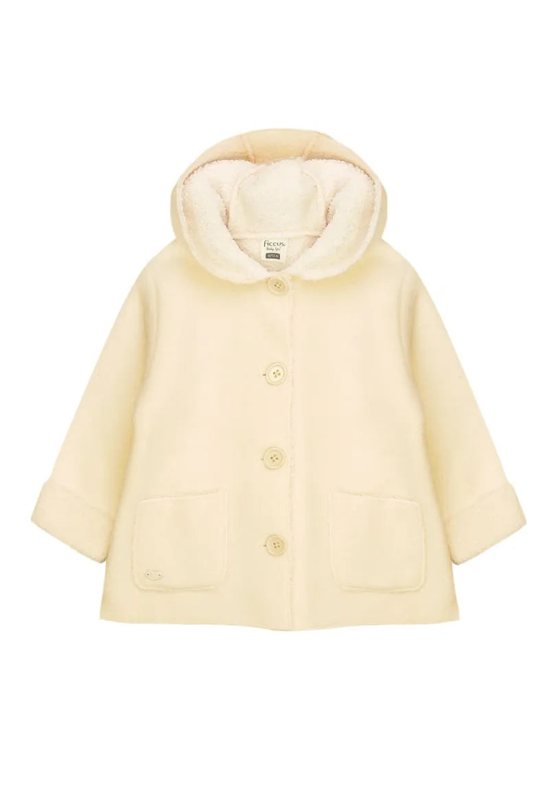 Chaqueta Niña Crudo Claro
