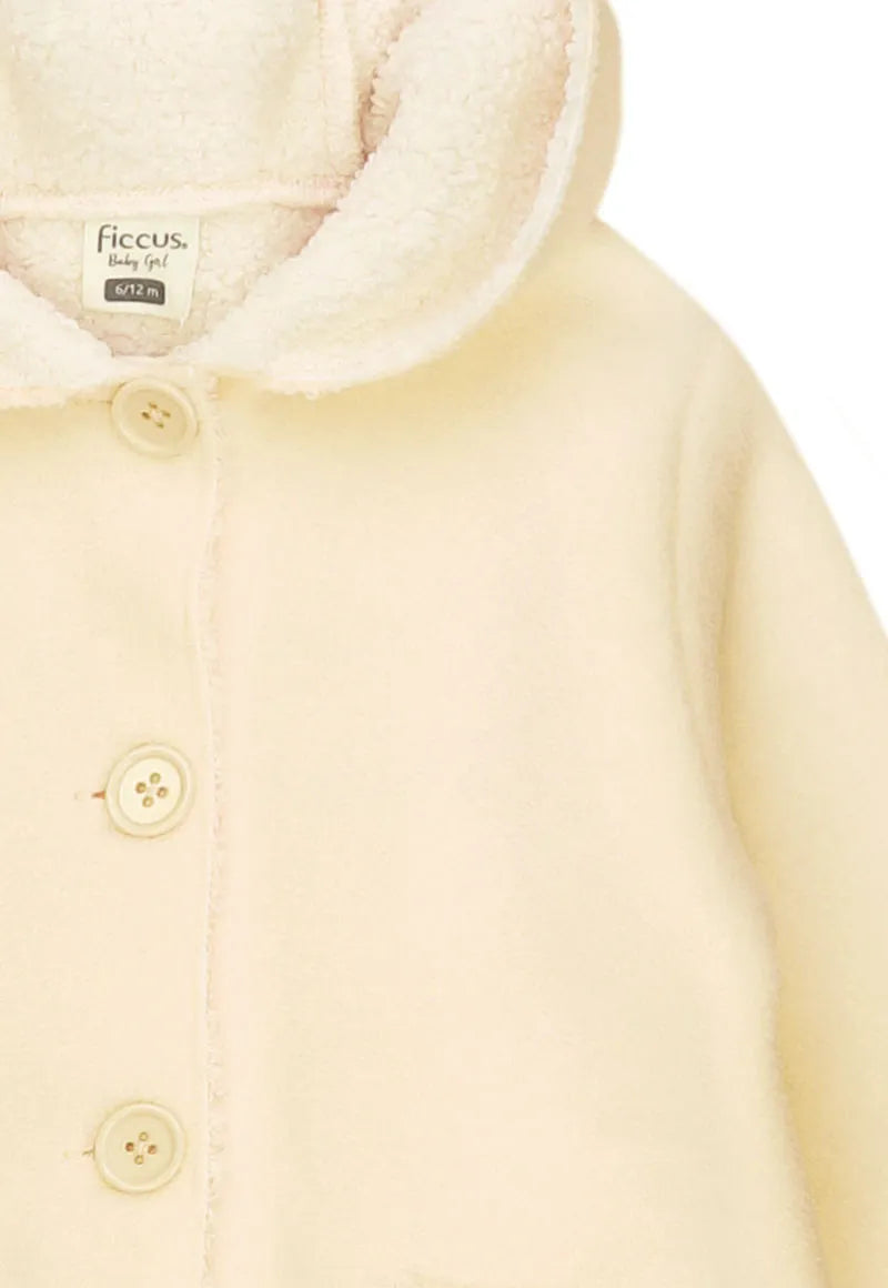 Chaqueta Niña Crudo Claro
