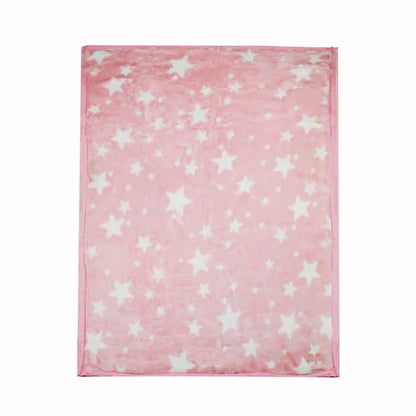 Frazada Ultra Soft Estrella 80x110cm Rosado