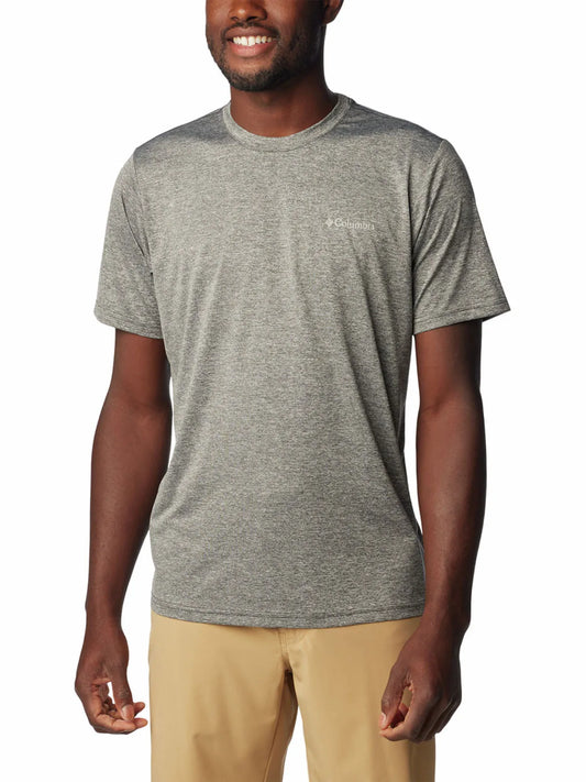 Polera Hombre Manga Corta Hike Crew Gris