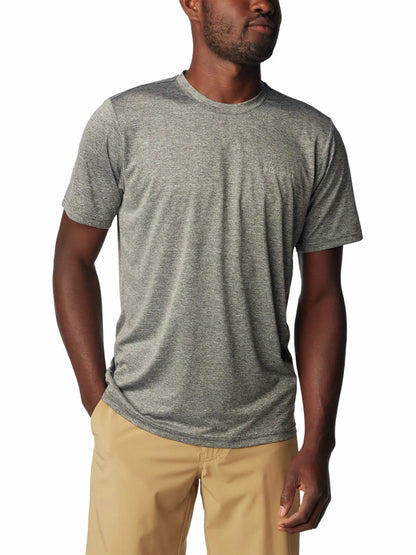 Polera Hombre Manga Corta Hike Crew Gris