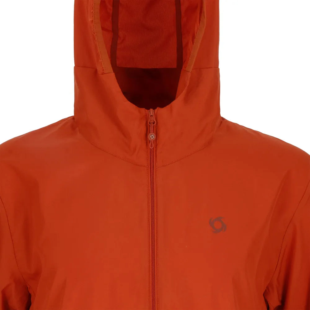 Chaqueta Hombre Compactable Airjkt Hoodie Naranja
