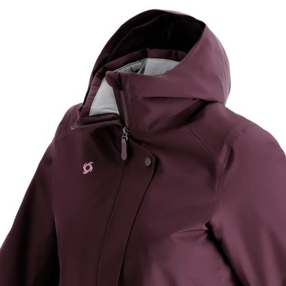Parka Mujer Abrigo Raven Burdeo