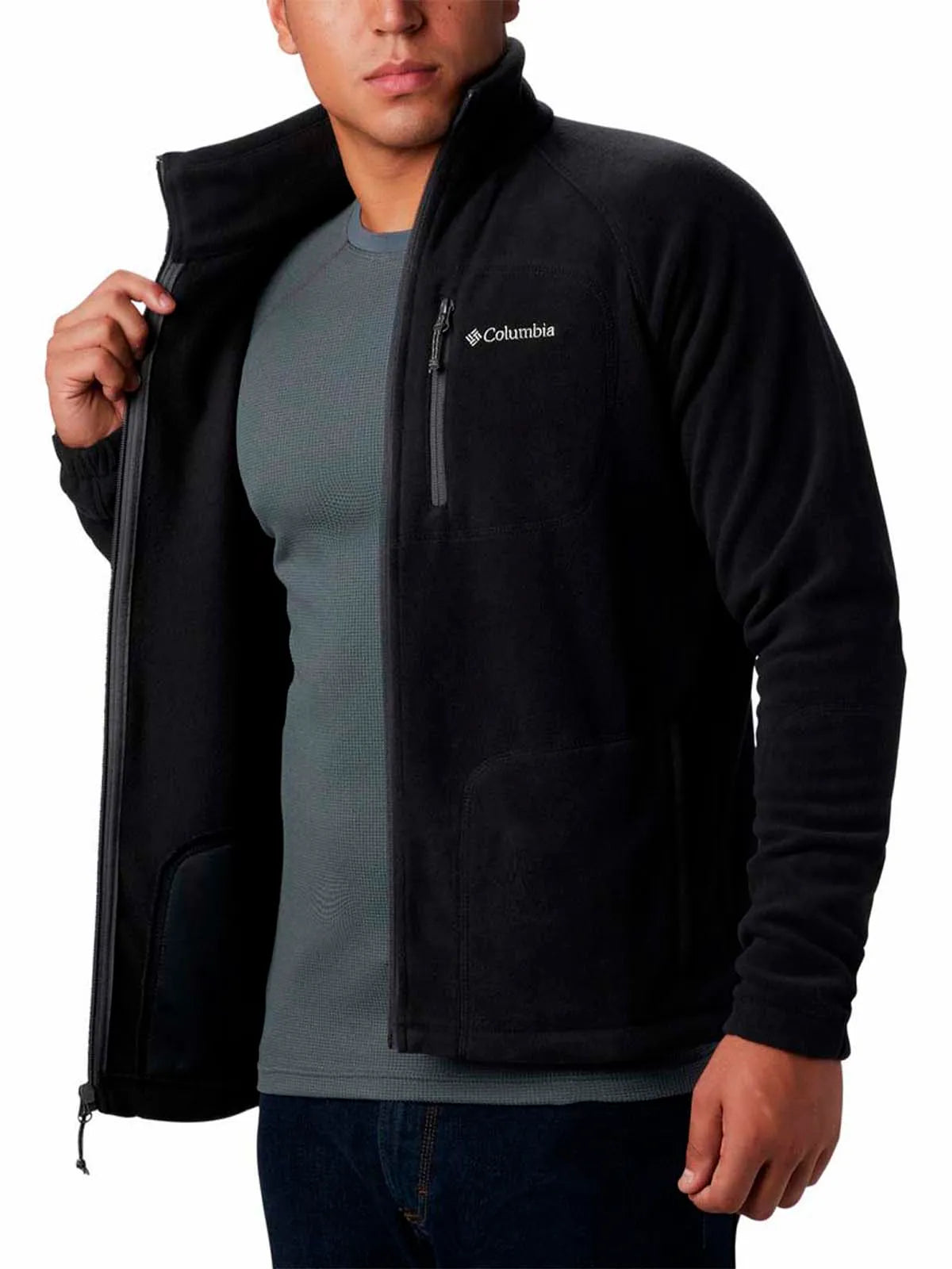 Polar Hombre Fast Trek II Full Zip Negro