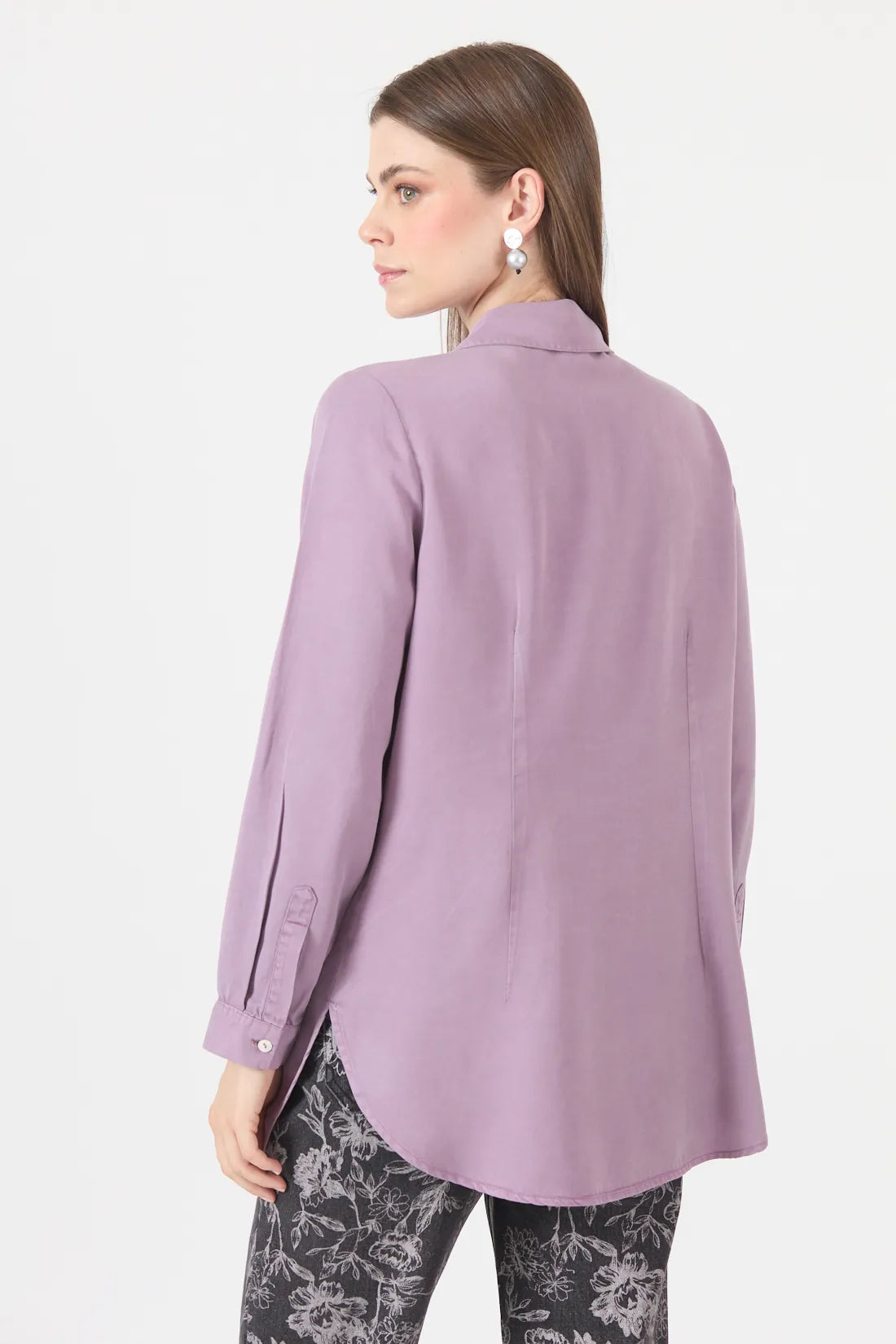 Blusa Mujer Lyocell Lavanda