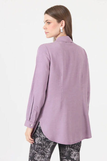 Blusa Mujer Lyocell Lavanda