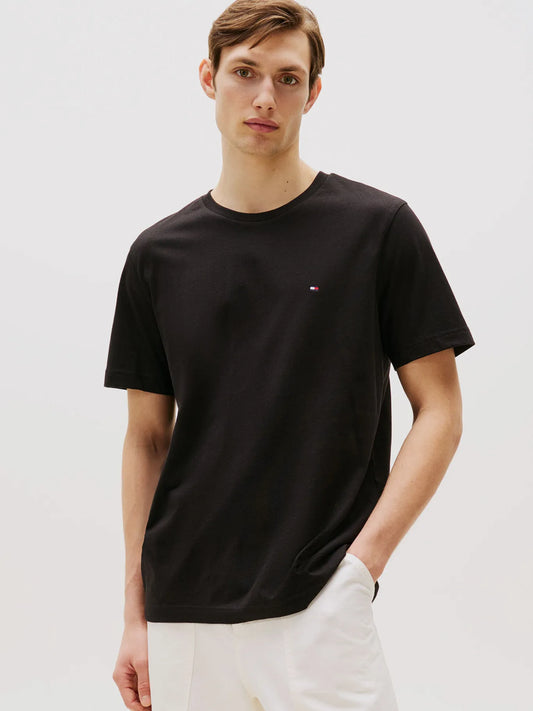 Polera Hombre Essential Solid Regular Fit Negra