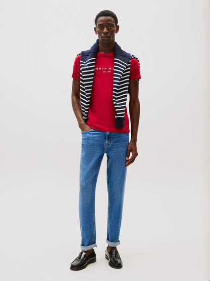 Polera Hombre Organic Cotton Slim Fit Roja