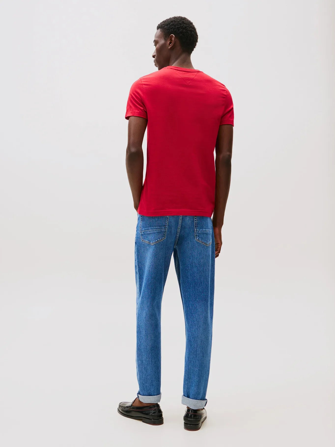 Polera Hombre Organic Cotton Slim Fit Roja