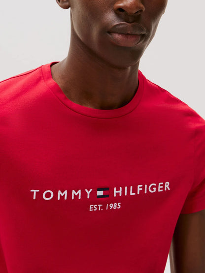 Polera Hombre Organic Cotton Slim Fit Roja