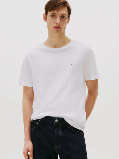 Polera Hombre Essential Solid Regular Fit Blanca