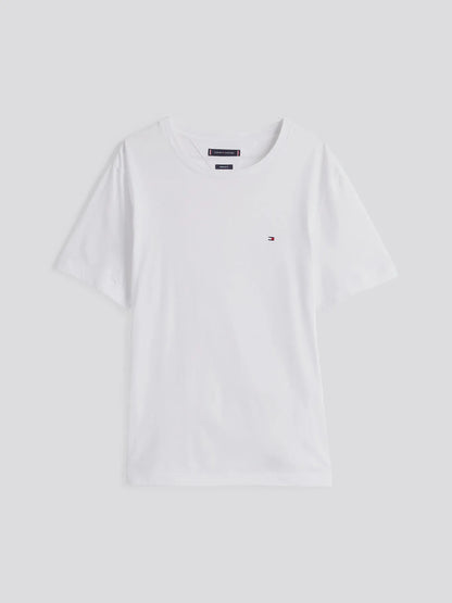 Polera Hombre Essential Solid Regular Fit Blanca