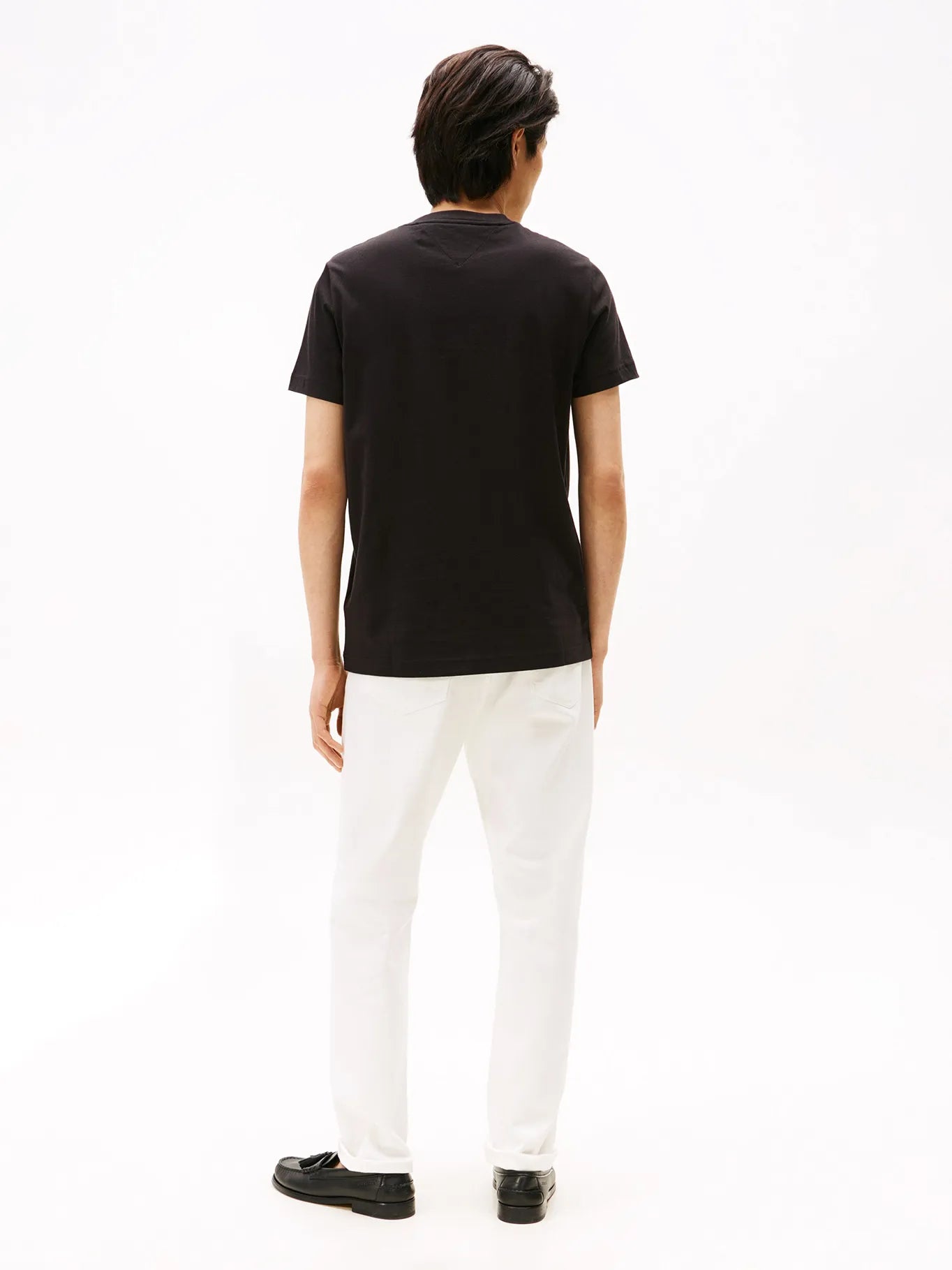 Polera Hombr Im Core Logo Slim Fit Negra