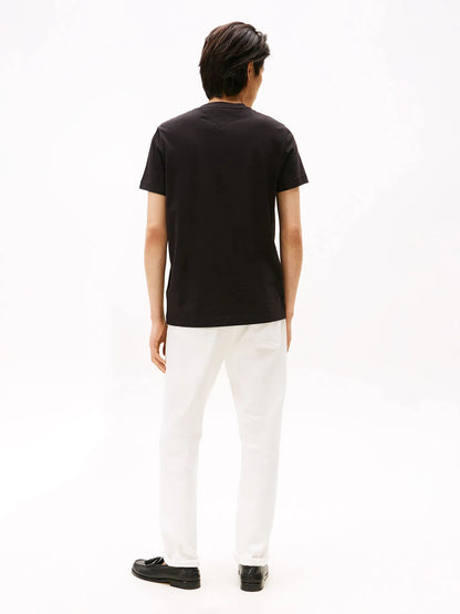 Polera Hombr Im Core Logo Slim Fit Negra