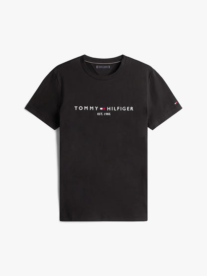 Polera Hombr Im Core Logo Slim Fit Negra