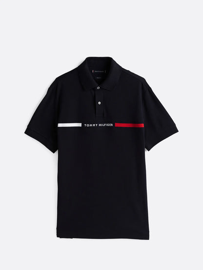 Polera Hombre Polo Chest Insert Logo Regular Fit Azul
