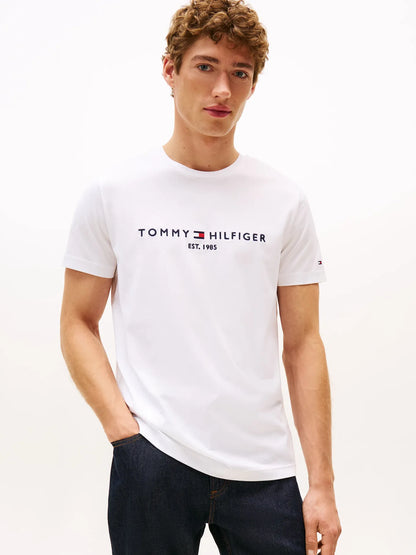 Polera Hombre Im Core Logo Slim Fit White