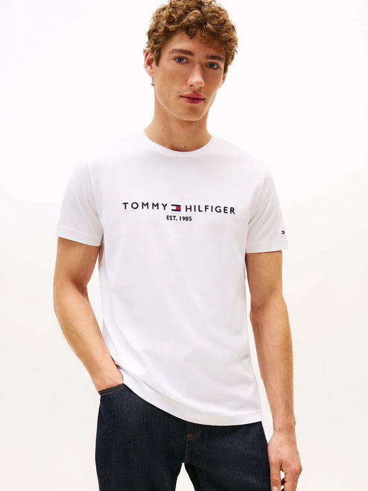 Polera Hombre Im Core Logo Slim Fit White