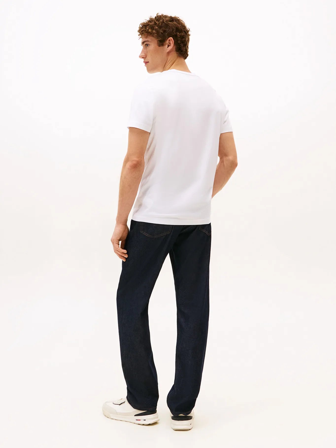 Polera Hombre Im Core Logo Slim Fit White