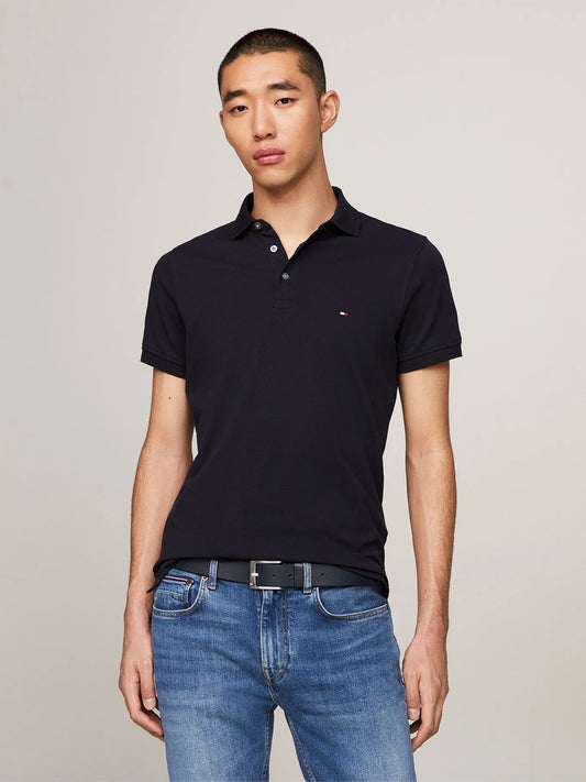 Polera Hombre Polo Logo 1985 Slim Fit Navy