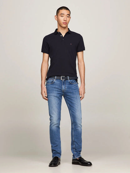 Polera Hombre Polo Logo 1985 Slim Fit Navy