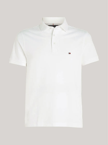 Polera Hombre Polo Logo 1985 Slim Fit Blanca