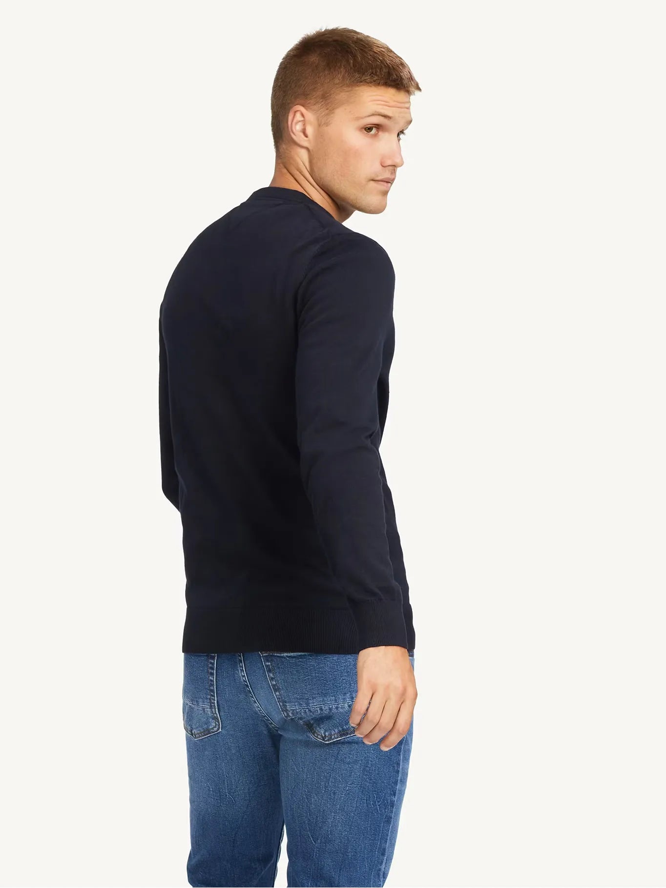 Sweater Hombre Básico Signature C-Neck Navy