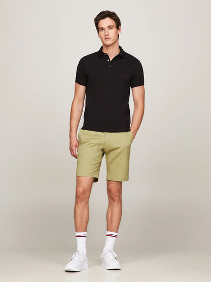 Polera Hombre Polo Logo 1985 Slim Fit Black