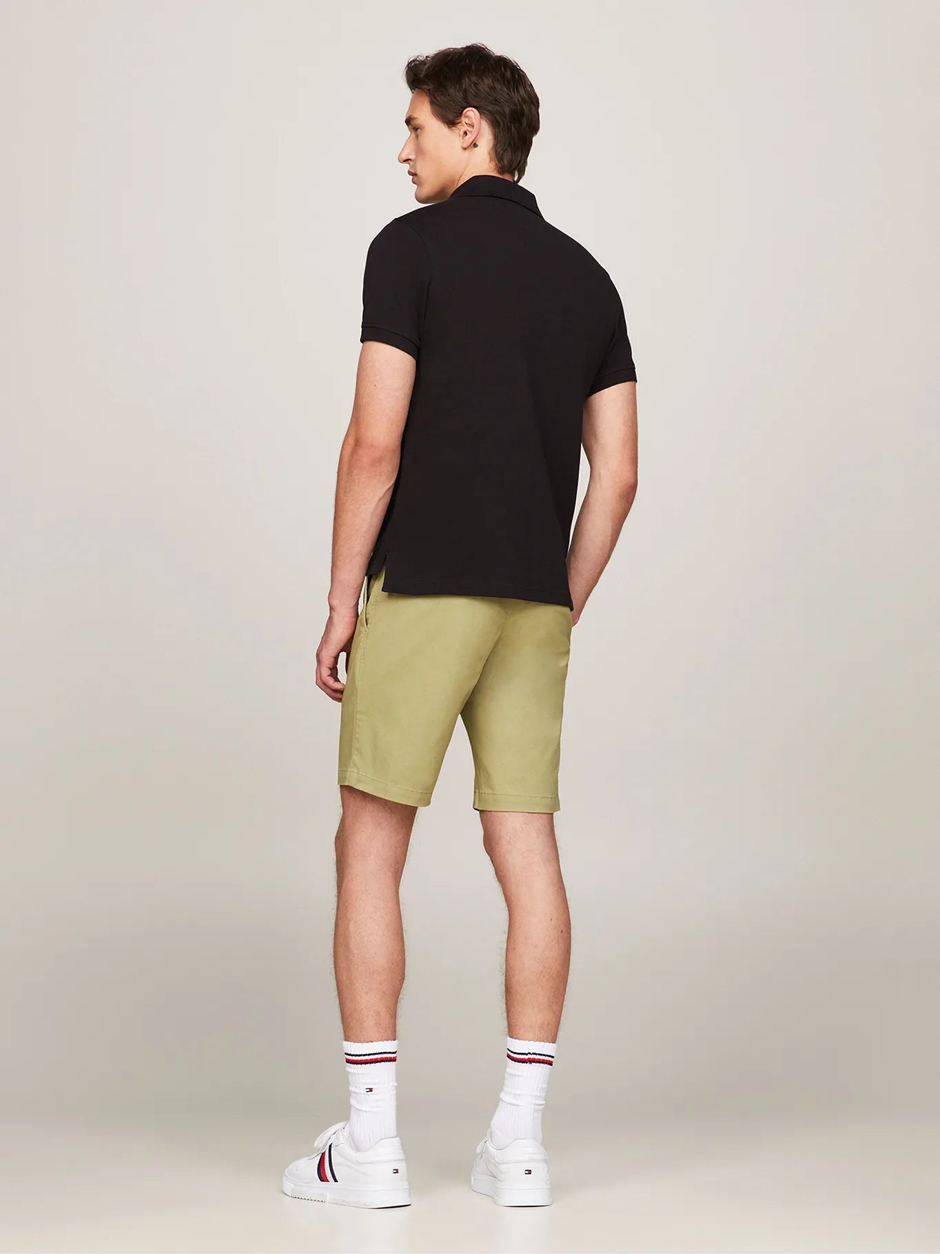 Polera Hombre Polo Logo 1985 Slim Fit Black