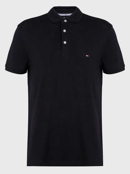 Polera Hombre Polo Logo 1985 Slim Fit Black