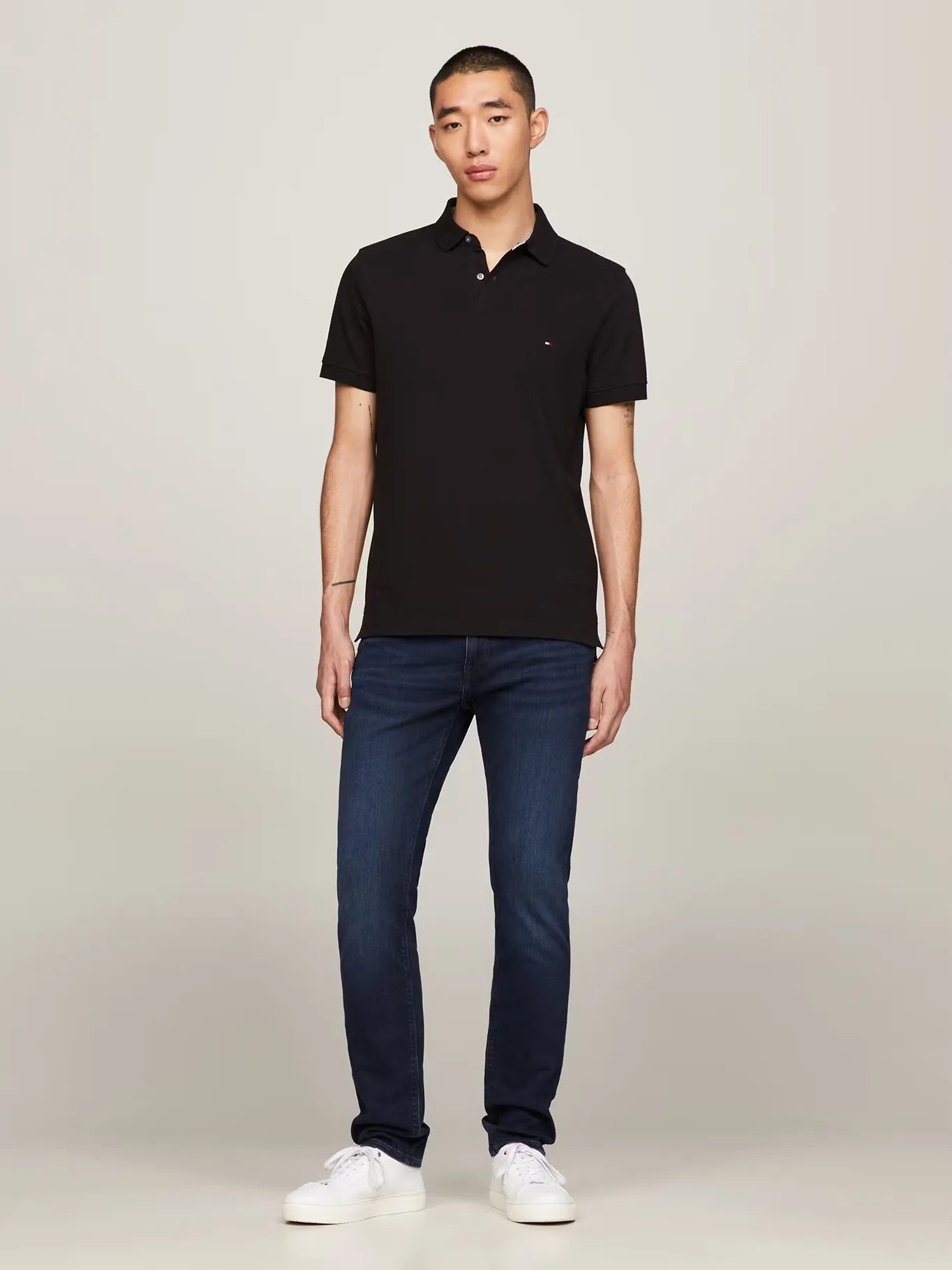 Polera Hombre Polo Essential Regular Fit Black