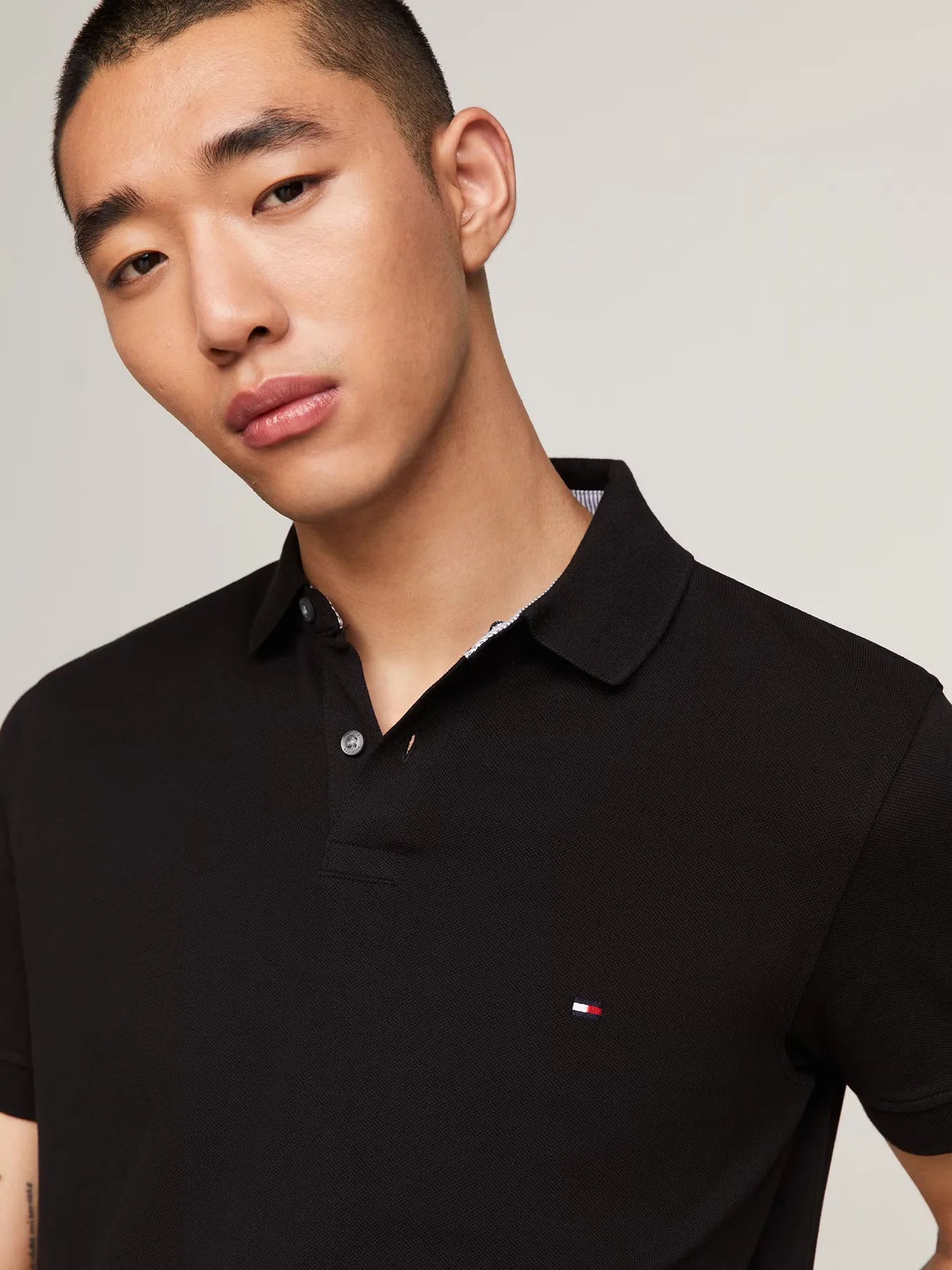 Polera Hombre Polo Essential Regular Fit Black