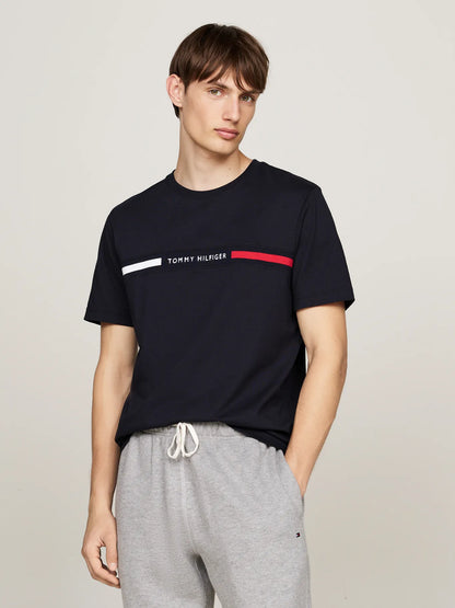 Polera Hombre Chest Insert Logo Regular Fit Navy